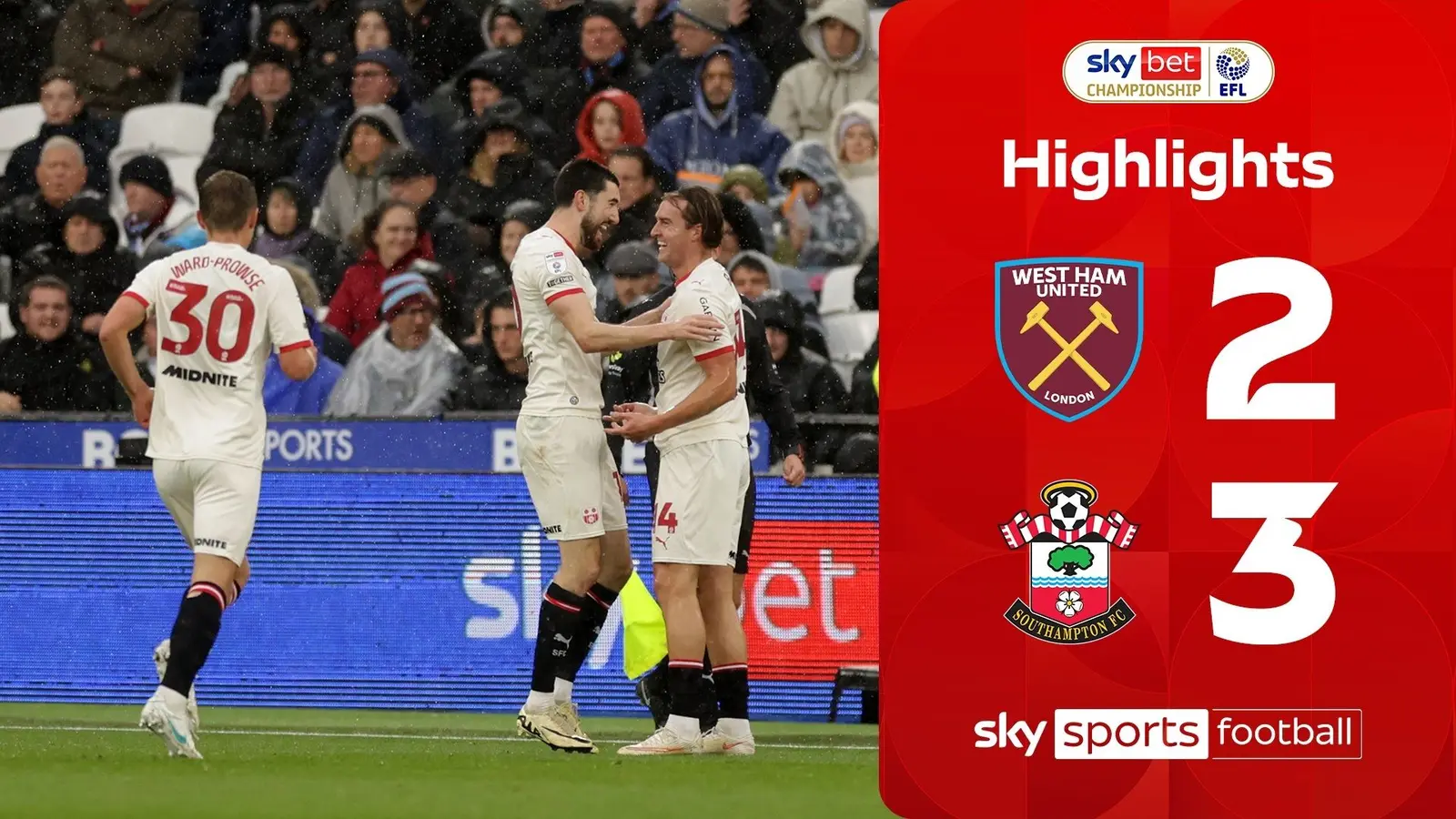 Spectacol total pe London Stadium: Southampton învinge West Ham într-un thriller cu cinci goluri
